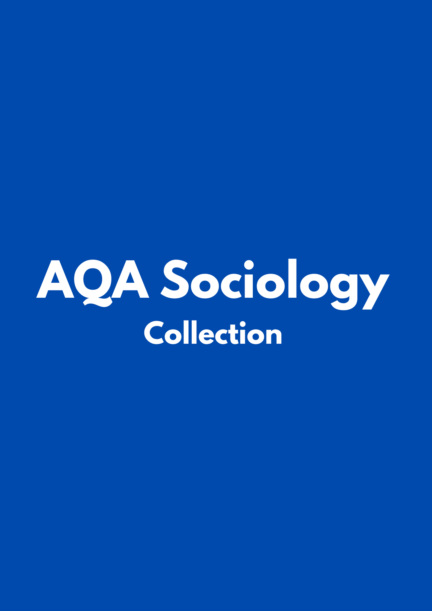 AQA Sociology: Research Methods