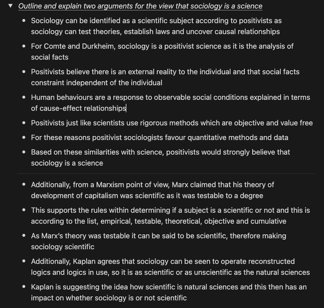 AQA Sociology: Theory & Methods