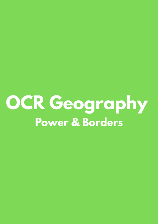 OCR Geography: Changing Spaces, Making Places