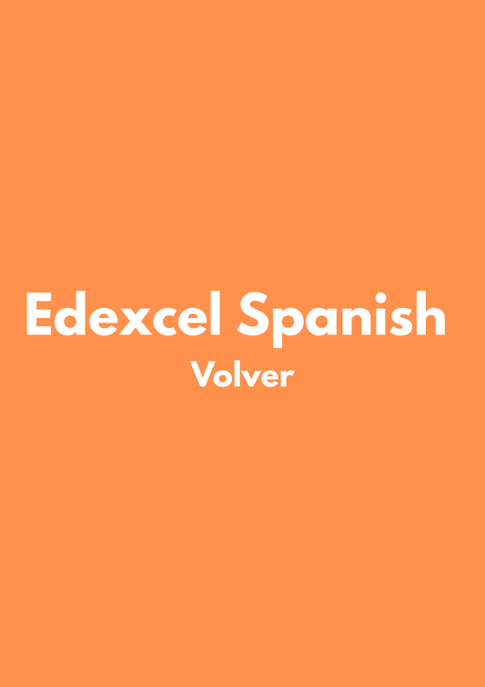 Edexcel Spanish: Volver