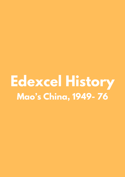 Edexcel History: Mao's China, 1949-76