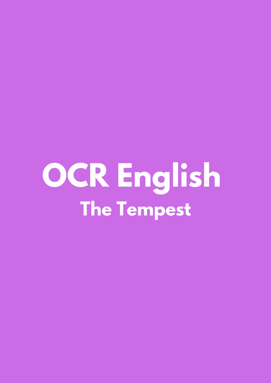 OCR English: The Tempest