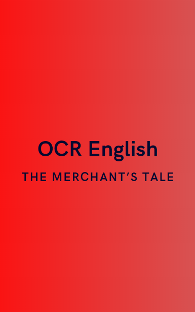 OCR English: The Merchant's Tale