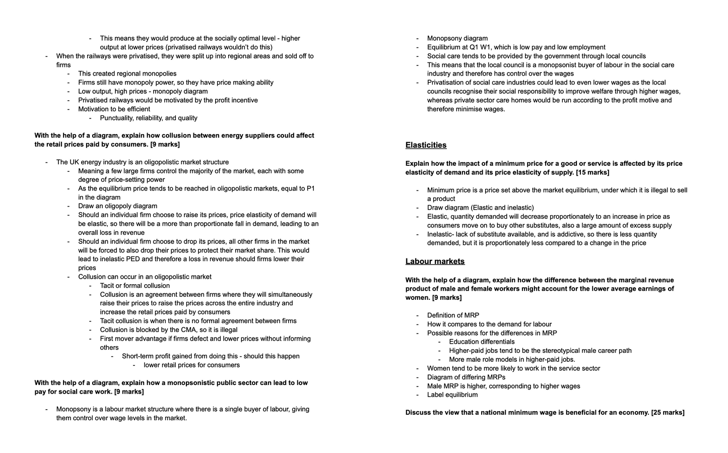 AQA Economics Paper 2 - Macroeconomics