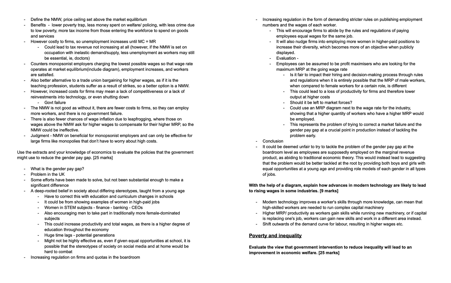 AQA Economics Paper 2 - Macroeconomics